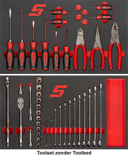 Snap-on starter gereedsschapsset, 42-delig (rood)