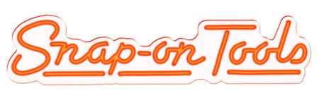 Retro NEON Sign (oranje)